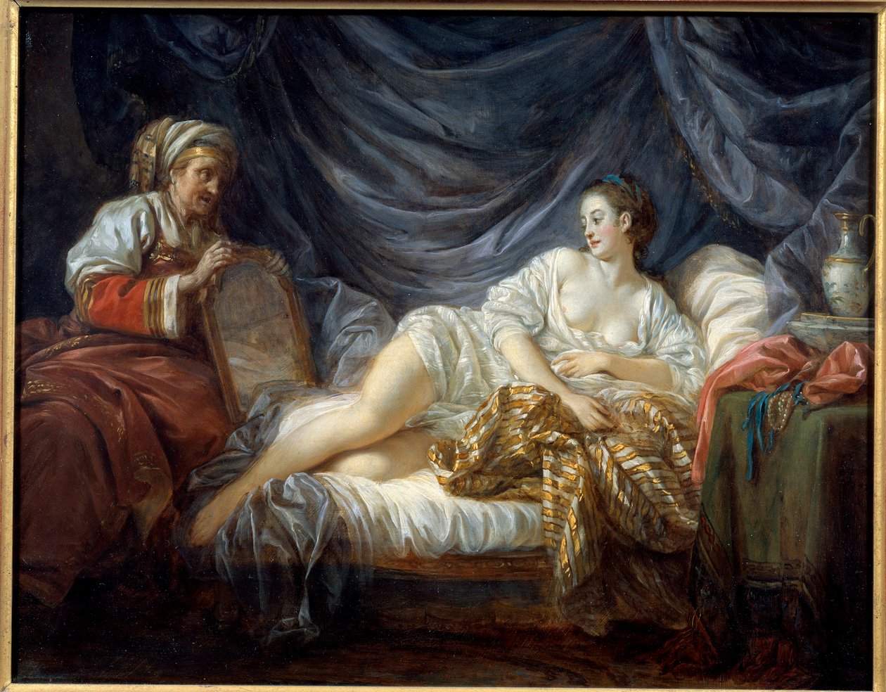 La Sultane-maleri av Jean Baptiste Leprince (1734-1781) 1772 Metz, Museum of Fine Arts av Jean Baptiste Leprince