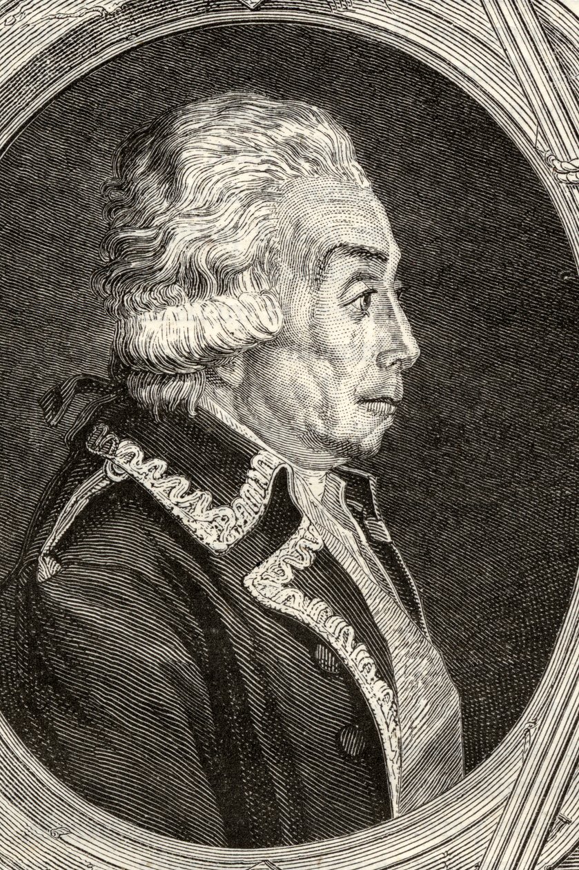 Grev Nicolas Luckner, gravert av Pannemaker-Ligny, fra 