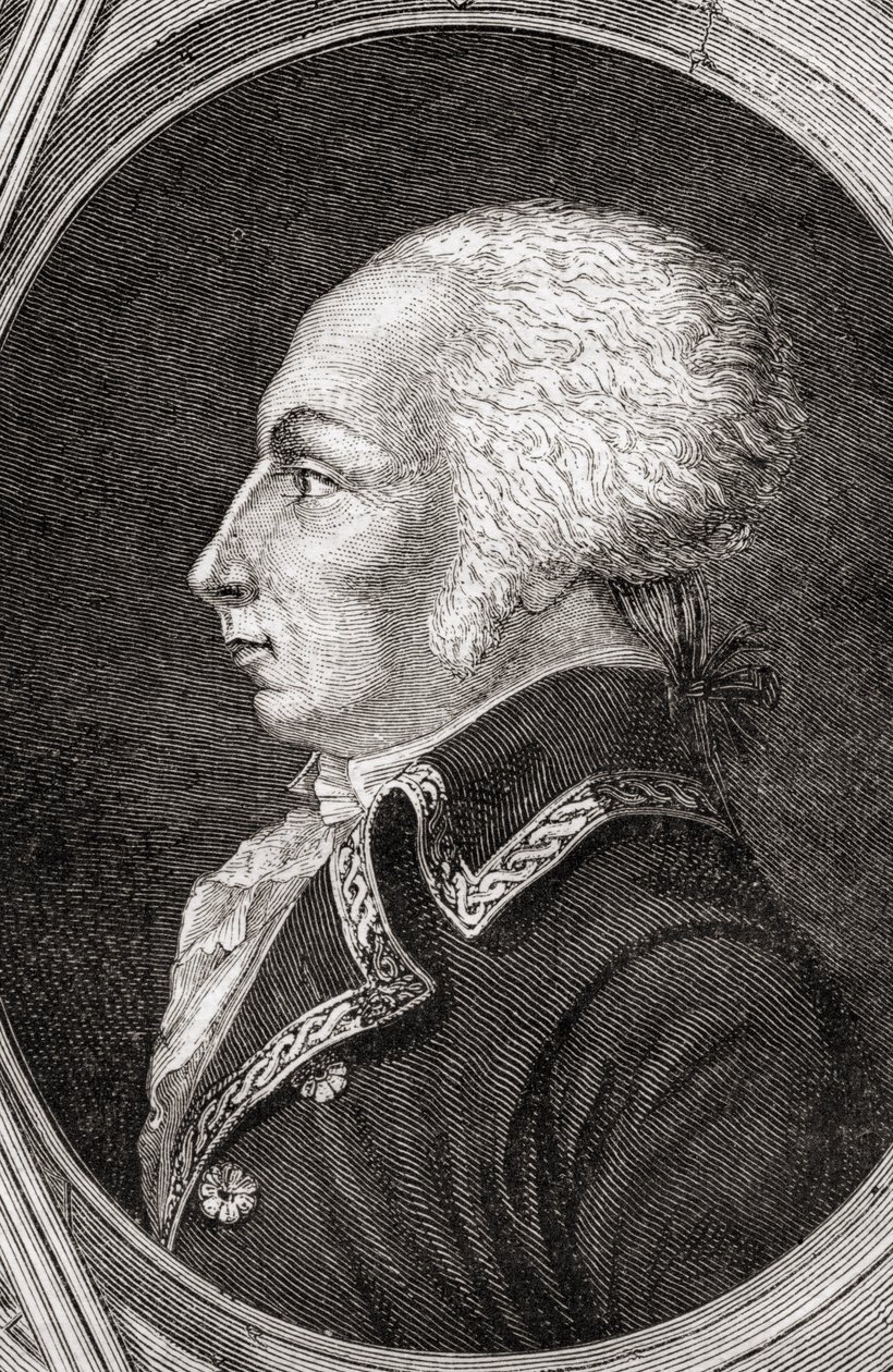Francois Christophe Kellermann, gravert av Pannemaker-Ligny, fra 