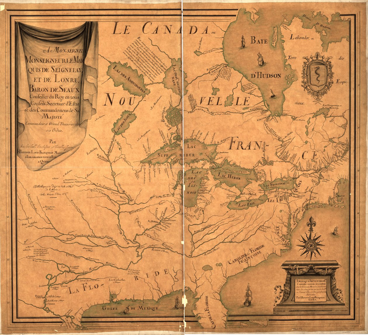 nr. 3--124885. Kopiering ufullkommen av Jean Baptiste Louis Franquelin