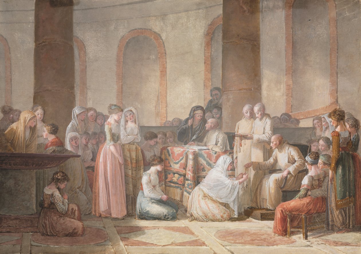 Utdelingen av rosenkranser av Jean Baptiste Mallet