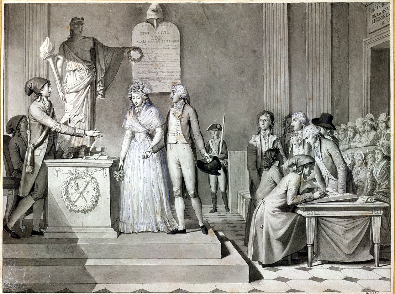 Det republikanske ekteskapet av Jean Baptiste Mallet