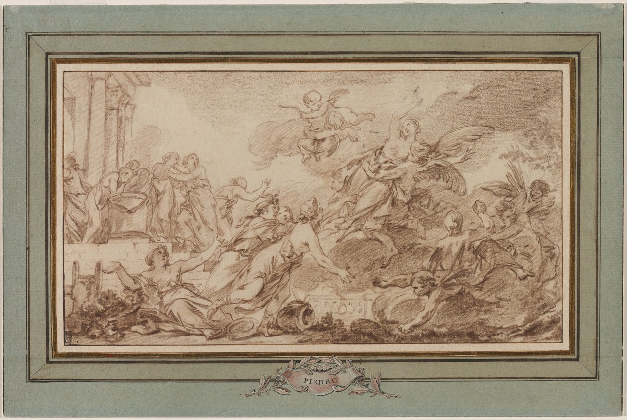 Boreas bortfører Oreithia av Jean Baptiste Marie Pierre