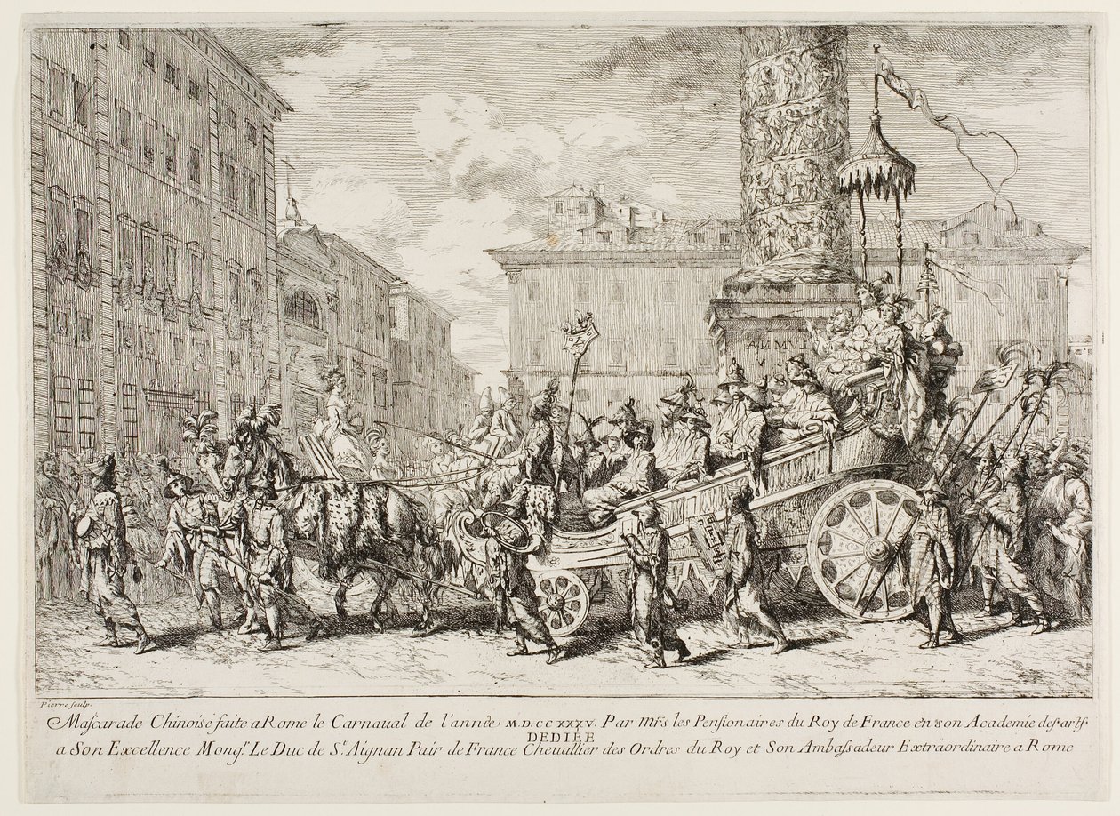 Den kinesiske mascarade av Jean Baptiste Marie Pierre