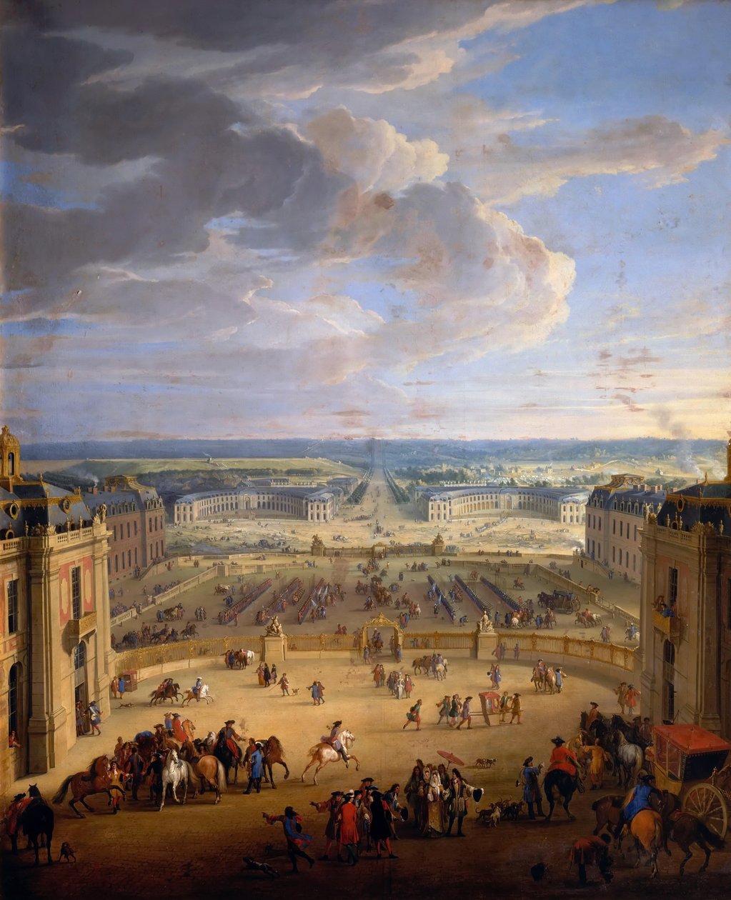 Grande Écurie Royal-stallen i Château de Versailles av Jean Baptiste Martin