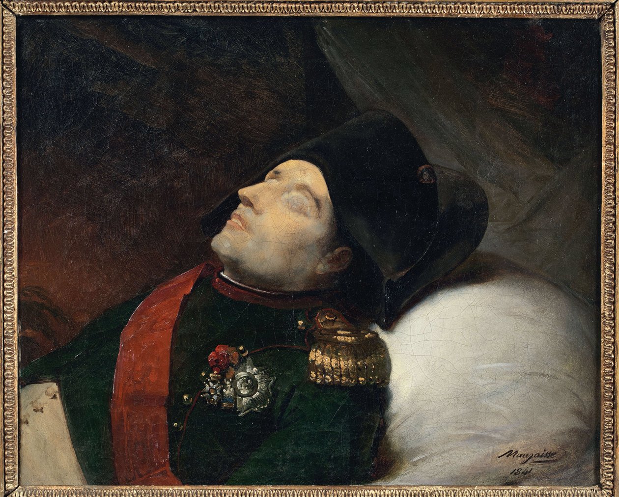 Napoleons død, av Mauzaisse, Jean Baptiste av Jean Baptiste Mauzaisse