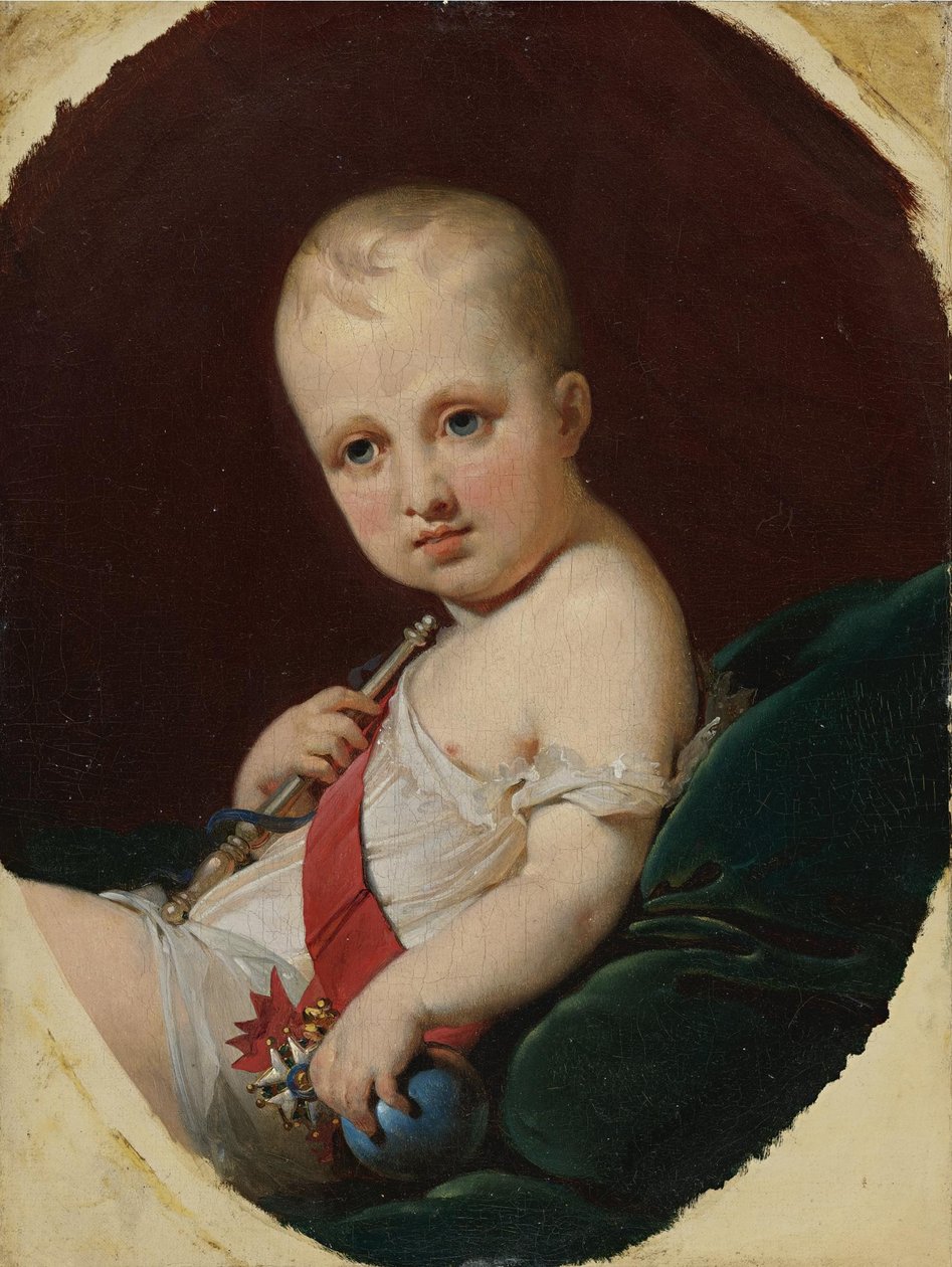 Napoléon François Bonaparte, hertug av Reichstadt, konge av Roma 1811-1832, ca 1812 av Jean Baptiste Mauzaisse