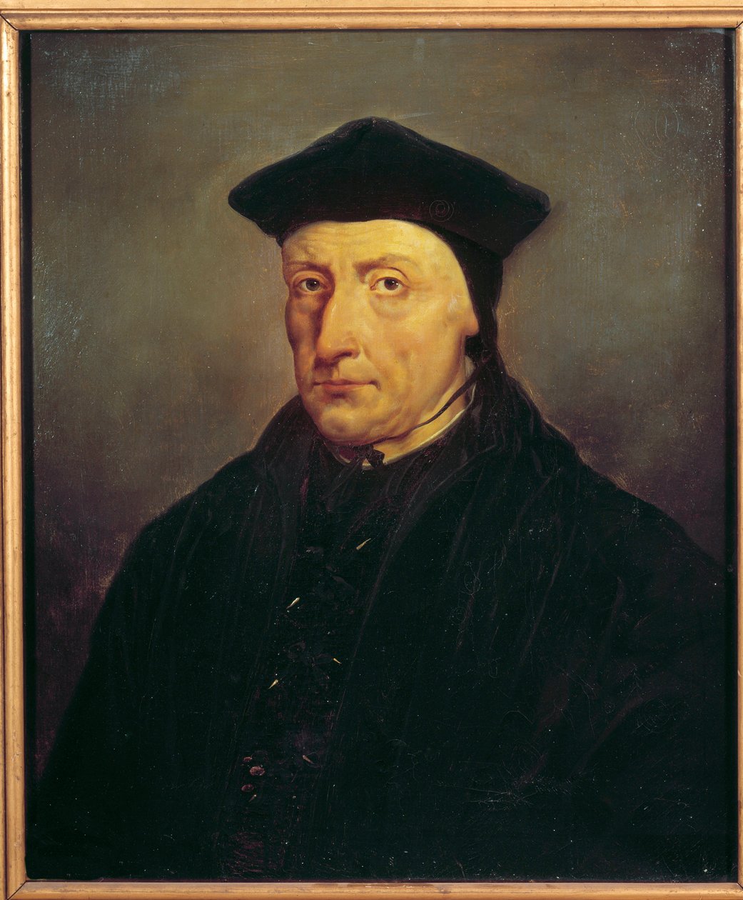 Portrett av Guillaume Bude (Budee) (Budaeus) (1467-1540), fransk humanist. Jean Baptiste Mauzaisse (1784–1844) av Jean Baptiste Mauzaisse