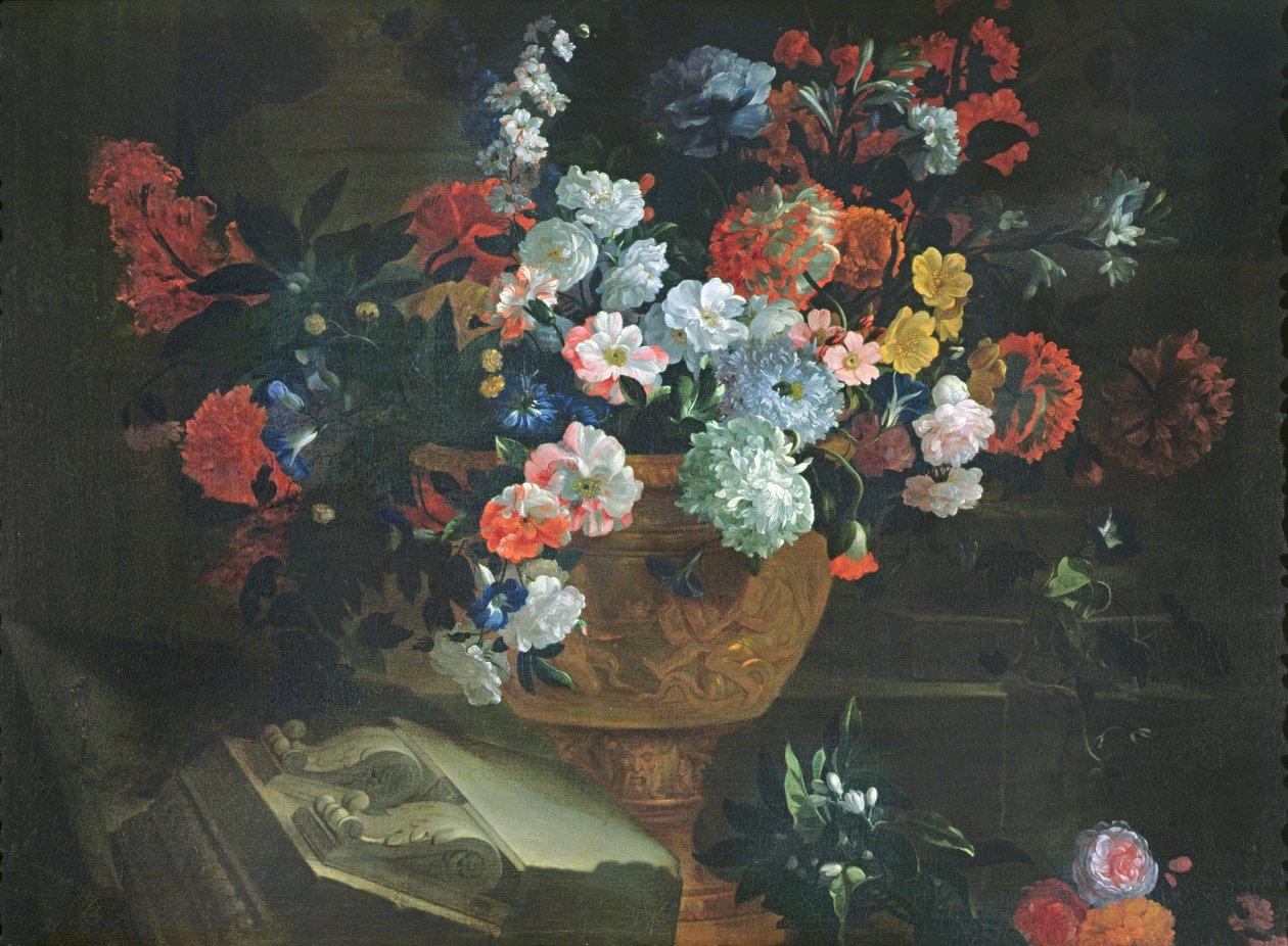 Stilleben av blomster av Jean Baptiste Monnoyer