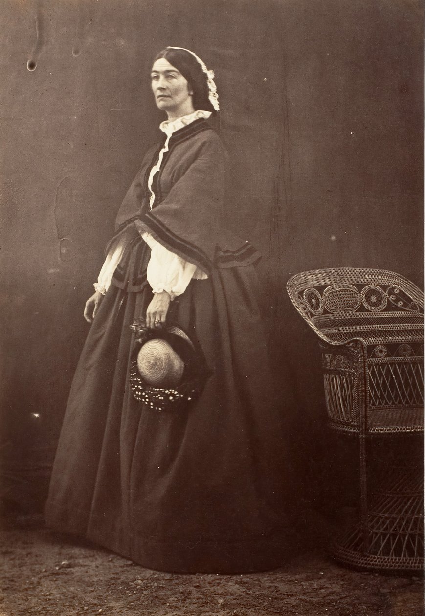 [Grevinnen Canning, Simla], 1861. av Jean Baptiste Oscar Mallitte