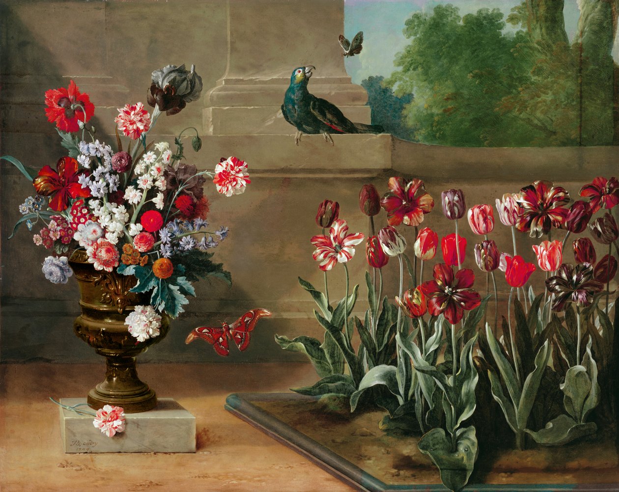 Hjørnet av Monsieur de la Bruyeres Garden, 1744 av Jean Baptiste Oudry