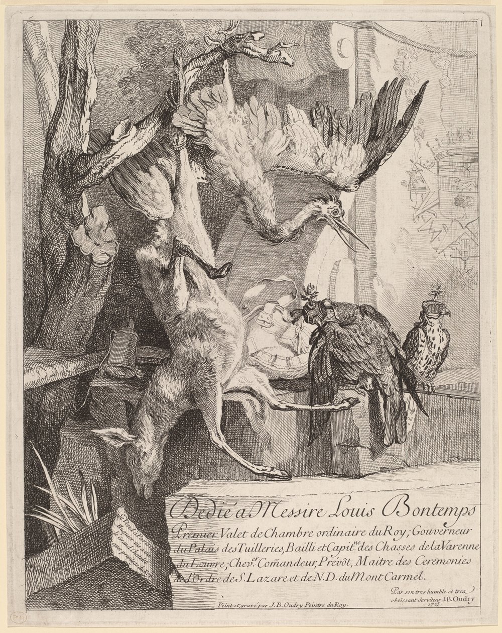 Frontispice av Jean Baptiste Oudry
