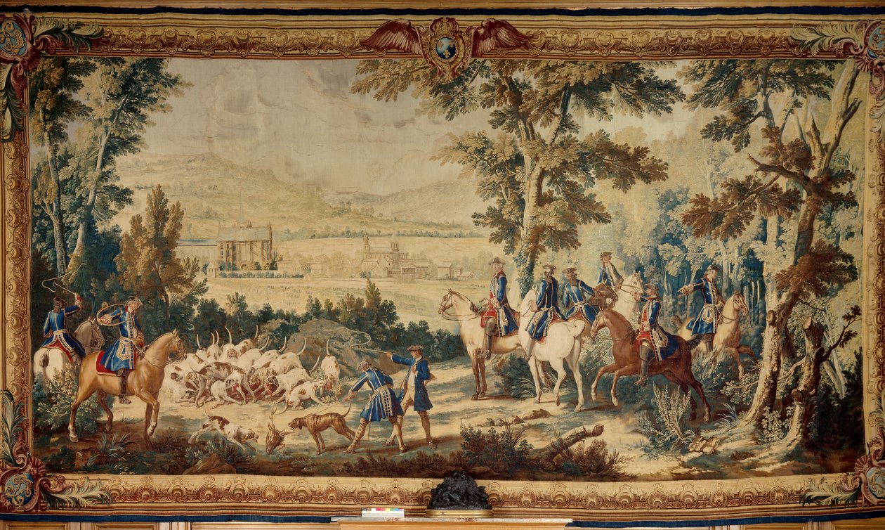 Jakt på Ludvig XV. Tapet av Jean Baptiste Oudry (1686 - 1755) av Jean Baptiste Oudry