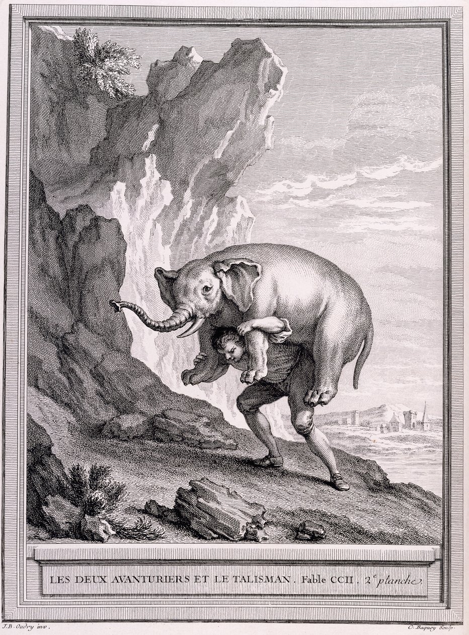 De to eventyrerne og talismanen, ca. 1755-1759 av Jean Baptiste Oudry