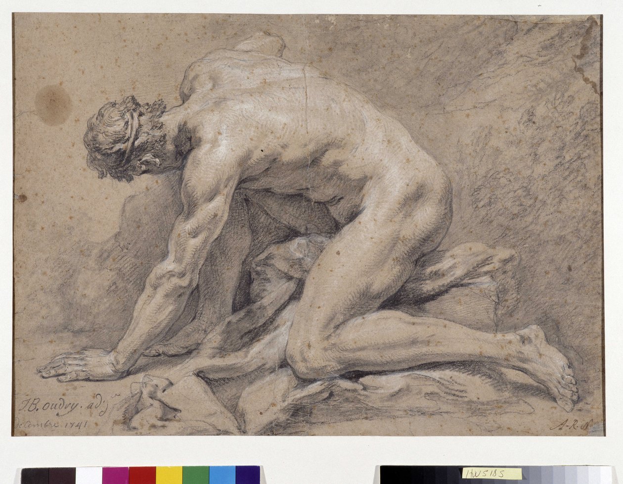 Mann studere av Jean-Baptiste Oudry