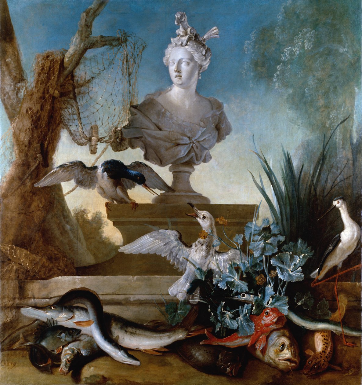 De fire kontinenter: Asia, 1722 (se også 115958) av Jean Baptiste Oudry