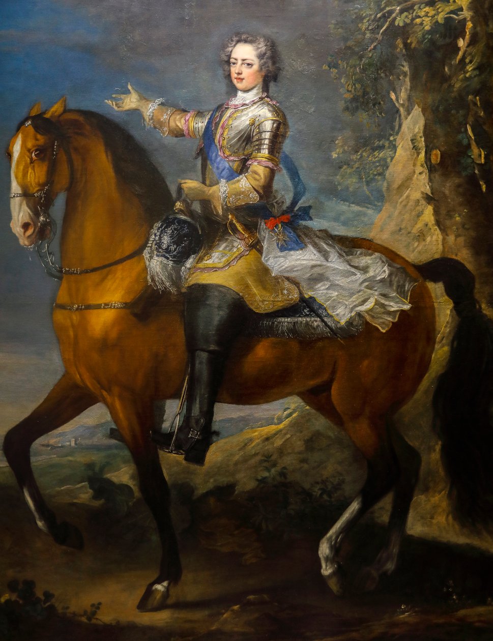 Unge Ludvig XV, konge av Frankrike av Jean Baptiste & Parrocel Charles (1688 1752) van Loo