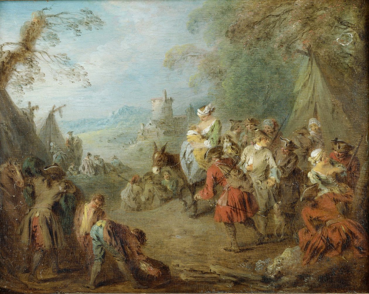 Leirsoldater stanser av Jean Baptiste Pater