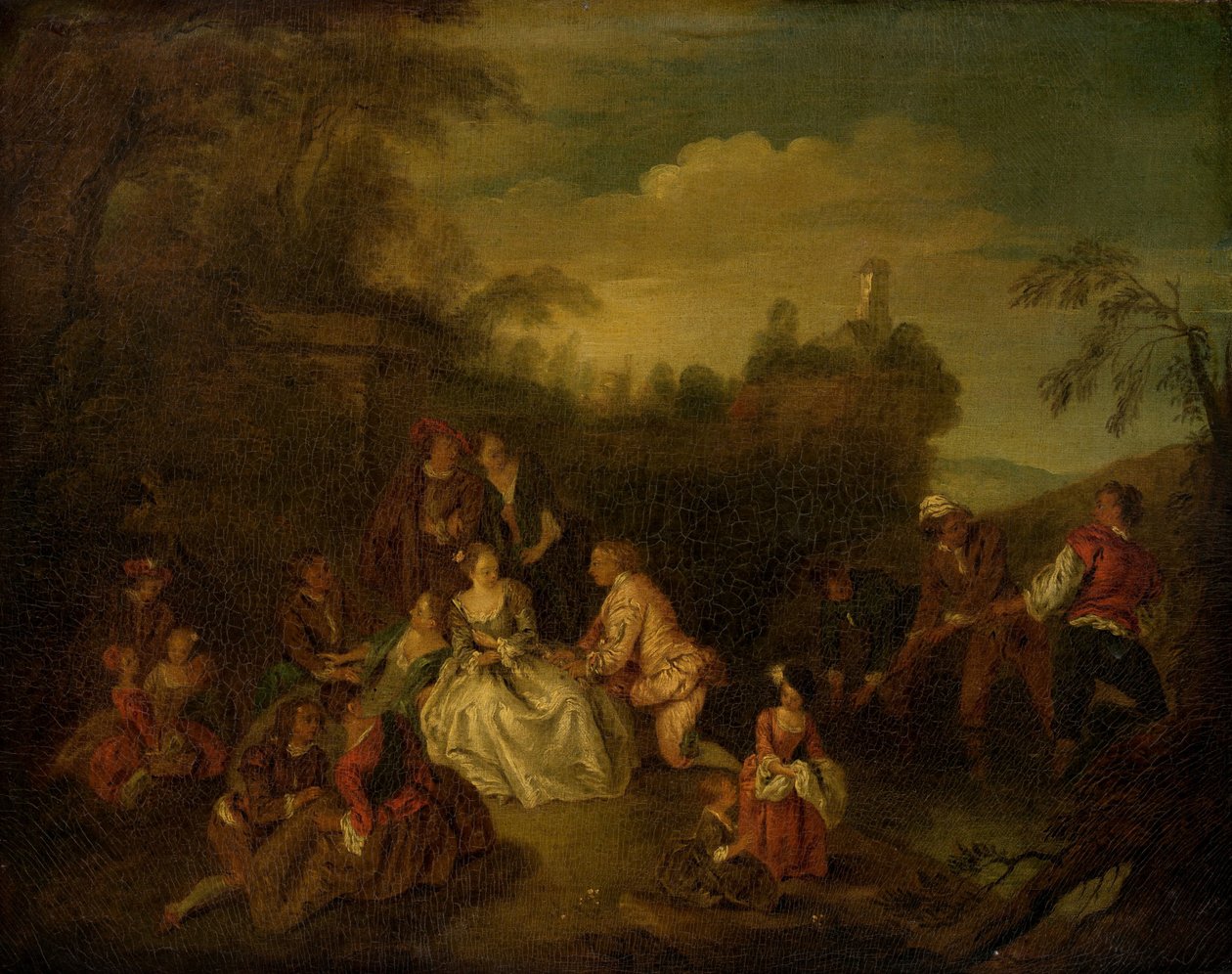 The Gift of the Fishermen, 1700- eller 1800-tallet. av Jean Baptiste Pater