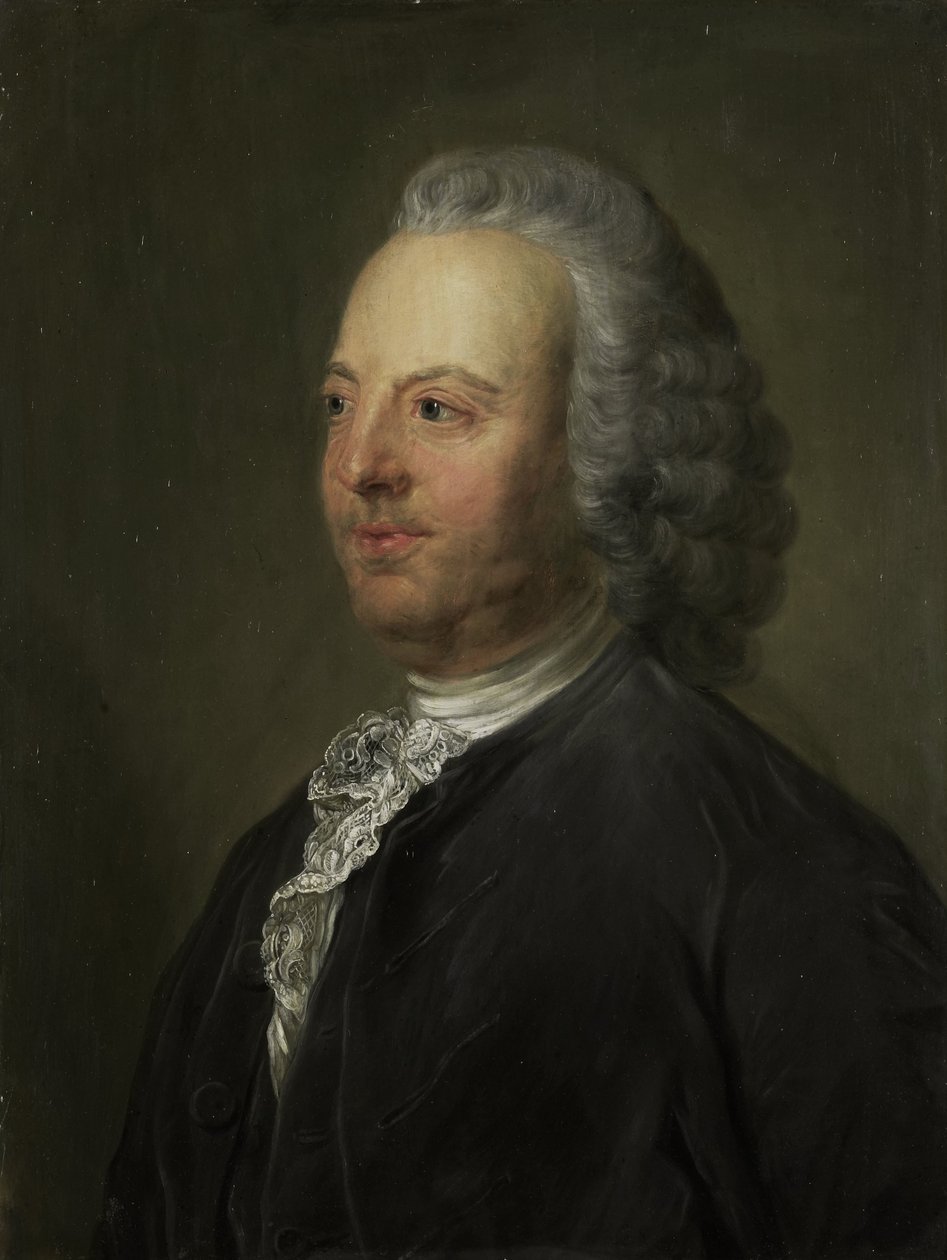 Antoni Warin (1712-64). Skip fra Amsterdam av Jean Baptiste Perroneau (copy after)