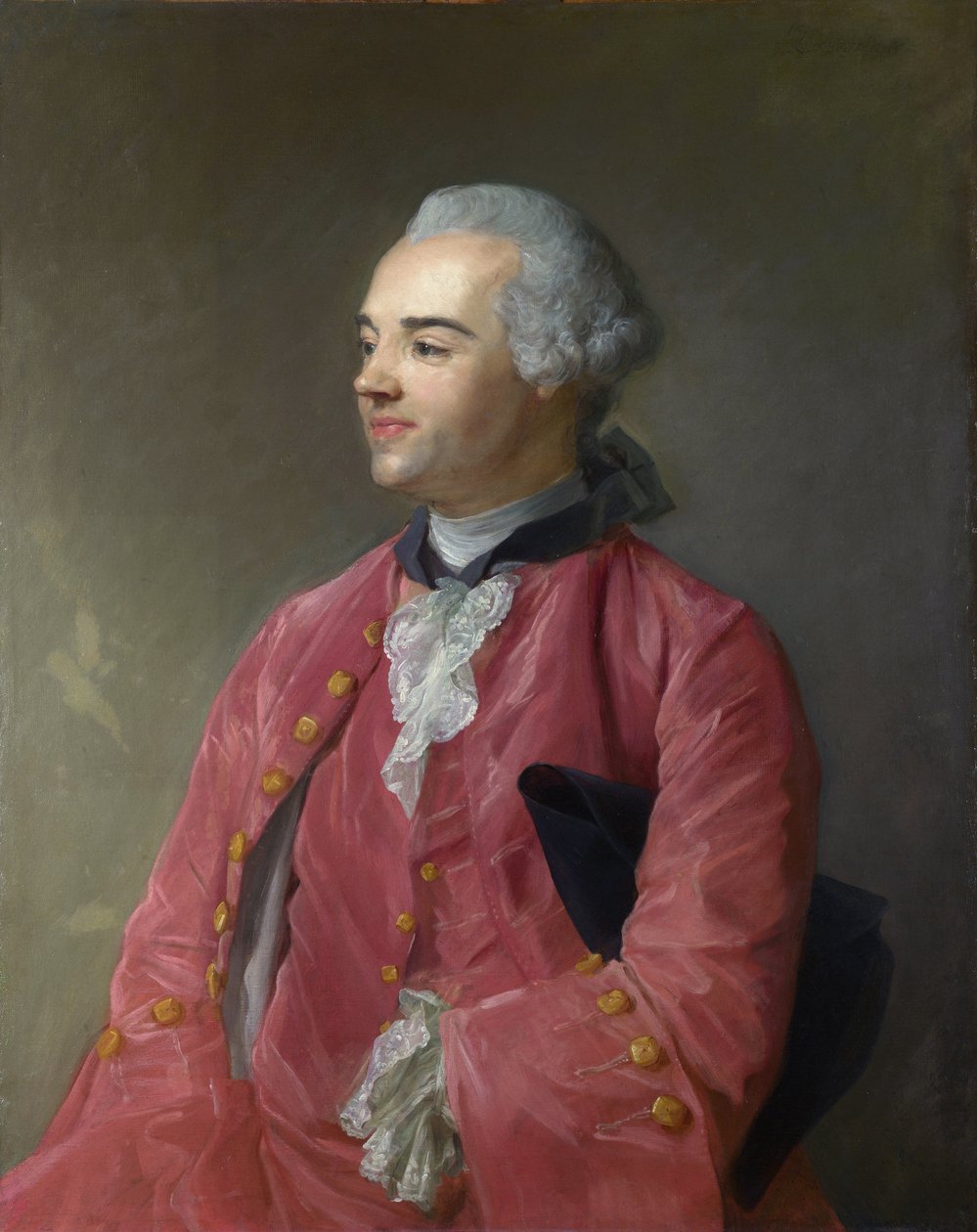 Perronneau, Jean-Baptiste (1715-1783) Portrett av forfatteren Jacques Cazotte (1719-1792) Olje på lerret ca 1760 National Gallery, London 92,1x73 av Jean Baptiste Perronneau