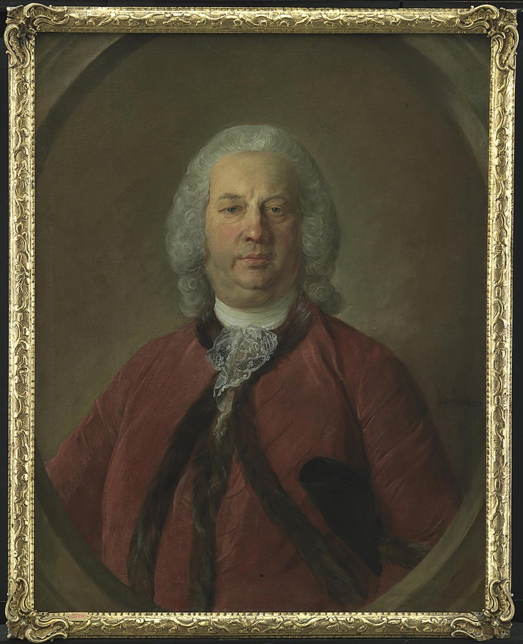 Portrett av Frederik Hansen de Liliendal, dansk konsul i Bordeaux av Jean Baptiste Perronneau