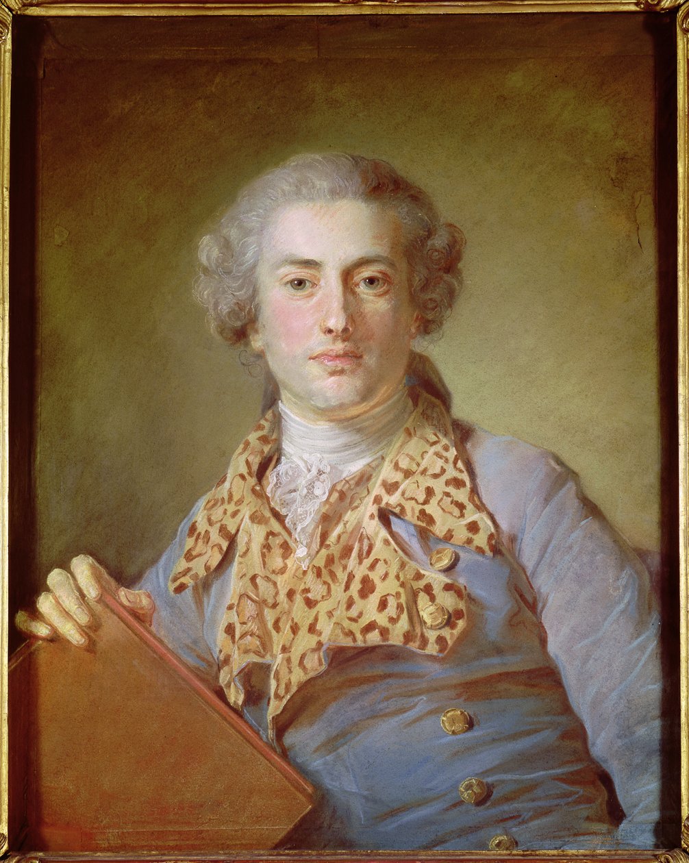Portrett av Jean-Georges Noverre (1727-1810), 1764 (pastell på papir) av Jean Baptiste Perronneau