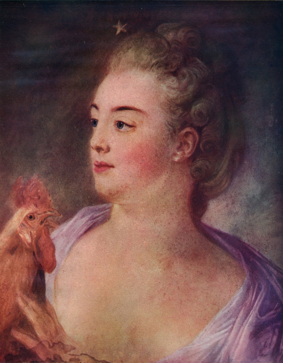 Portrett av en dame, 1763 av Jean Baptiste Perronneau