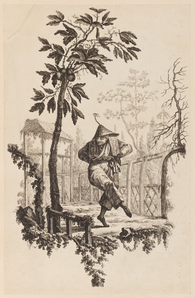 Figur under gren av Jean Baptiste Pillement