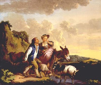 Rustikk frieri av Jean Baptiste Pillement