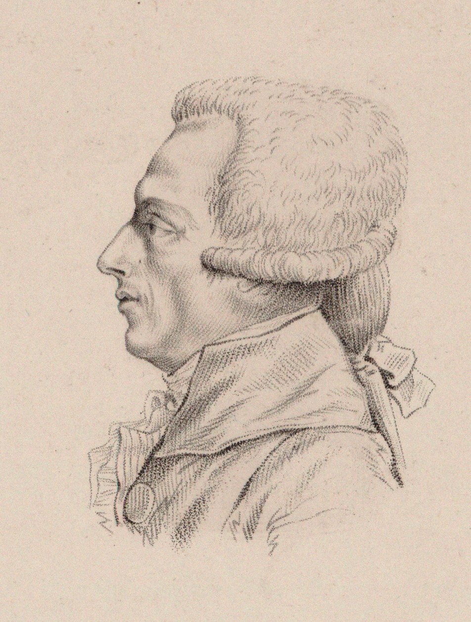 Portrett av fiolinisten og komponisten Niccolò Mestrino 1748-1789. av Jean Baptiste Ponce Lambert