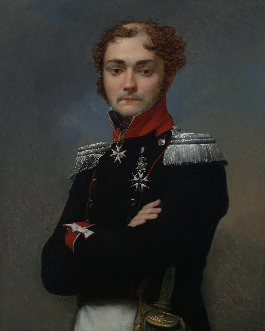 Portrett av Charles-Louis Regnault, en offiser fra Napoleonskrigene, ca. 1814-15 av Jean Baptiste Regnault