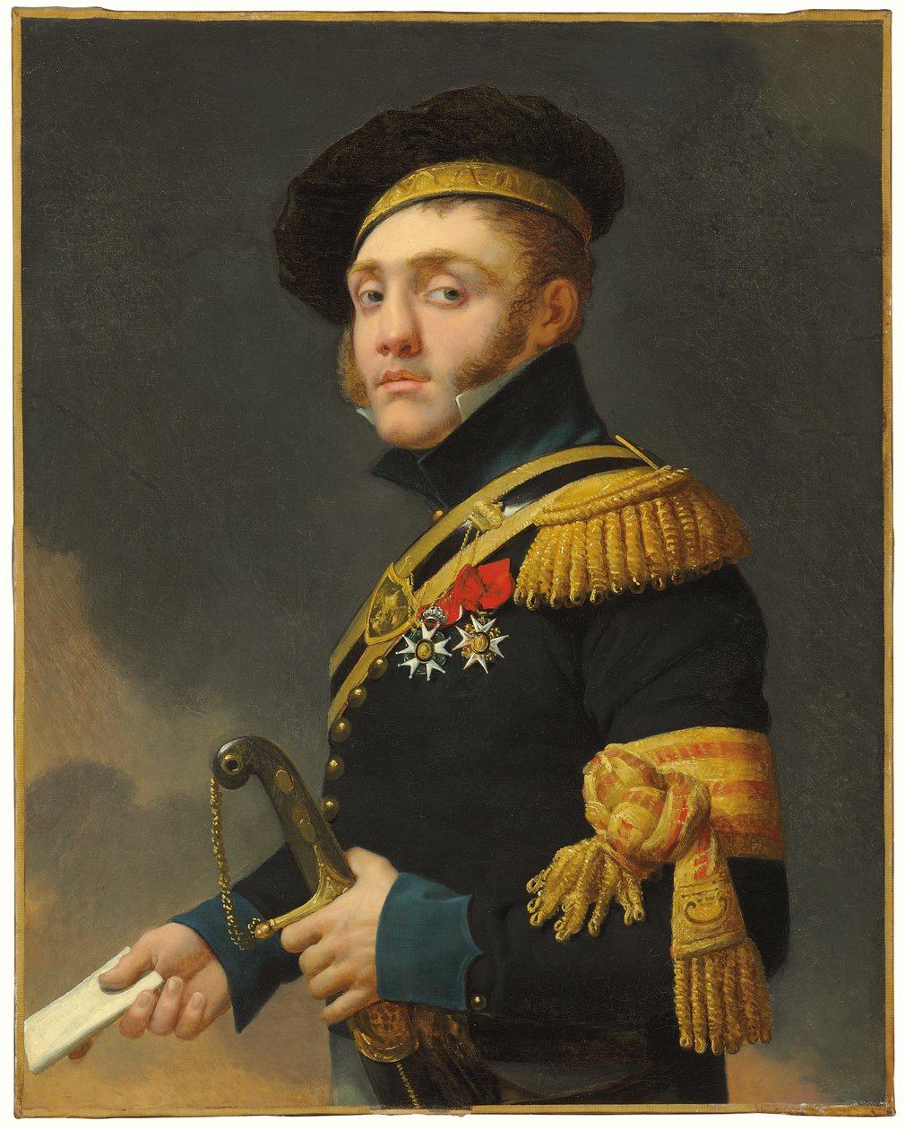 Portrett av kunstnerens sønn, Antoine-Louis Regnault av Jean Baptiste Regnault