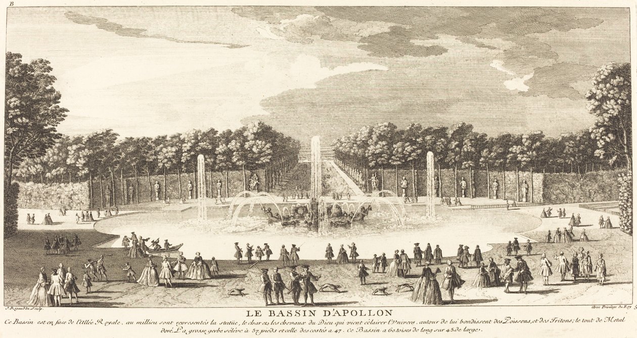 Apollos basseng av Jean Baptiste Rigaud