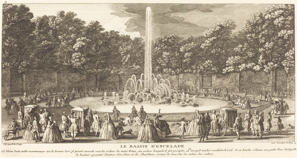 Bassenget til Enceladus av Jean Baptiste Rigaud
