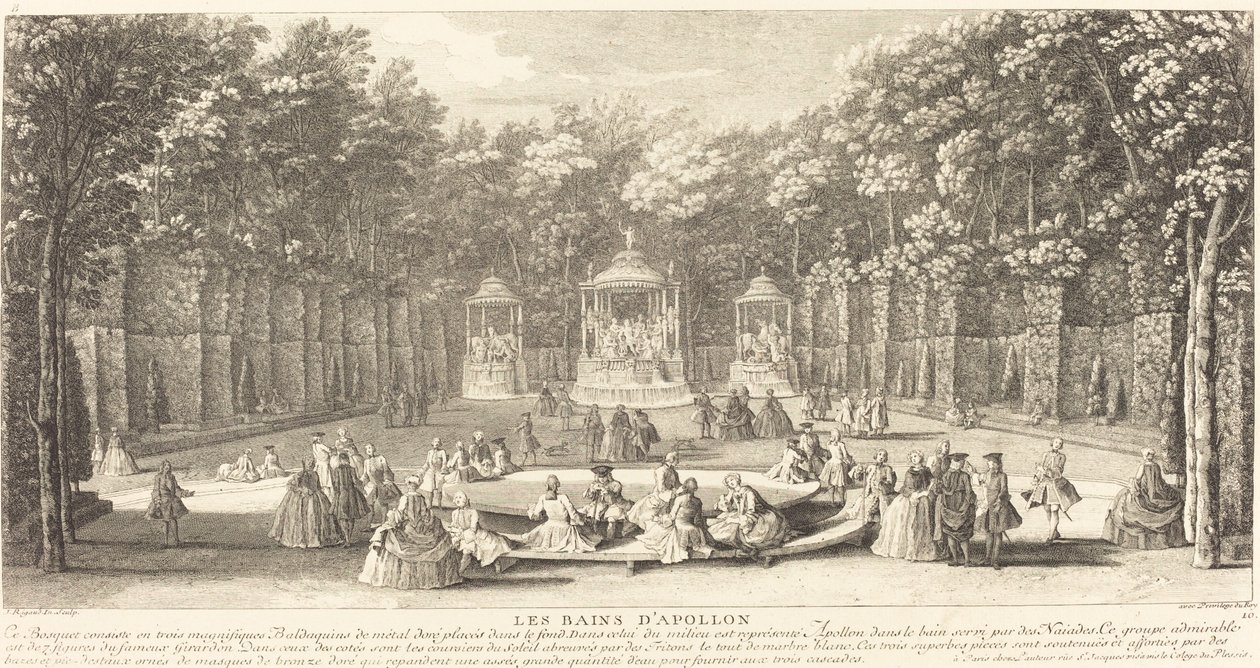 The Baths of Apollo av Jean Baptiste Rigaud