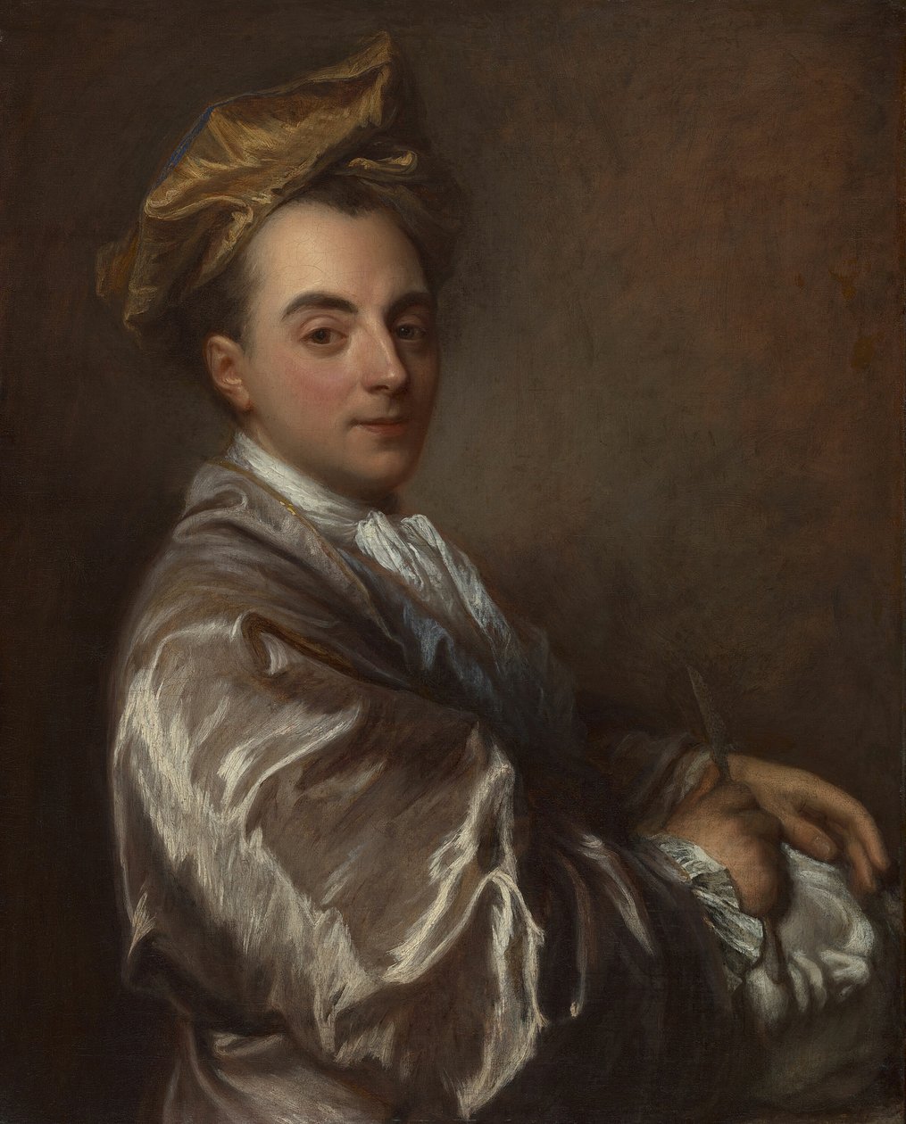 Portrett av en billedhugger, 170010. av Jean Baptiste Santerre