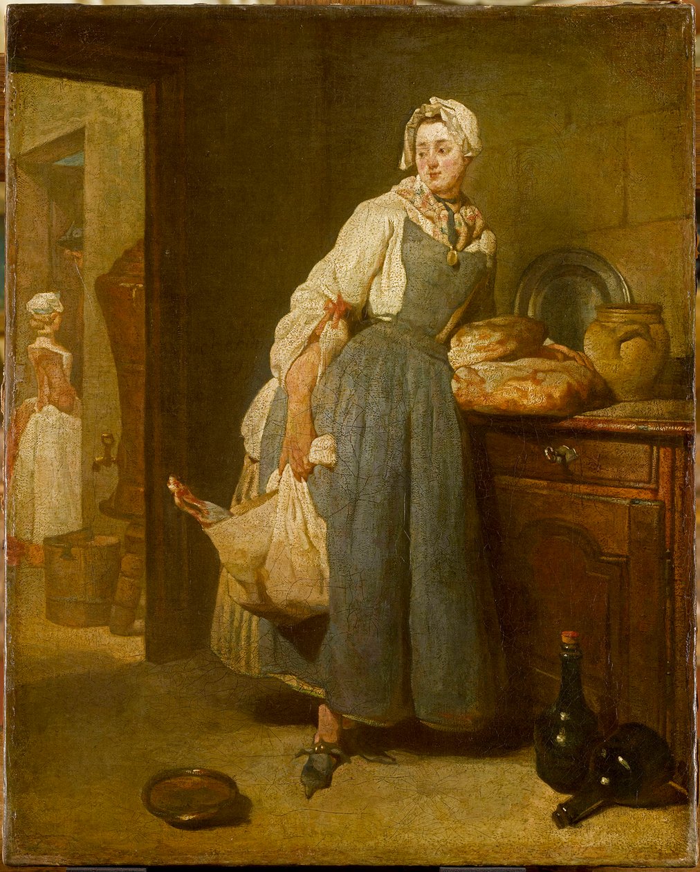 Tilbake fra markedet, 1739. av Jean Baptiste Simeon Chardin