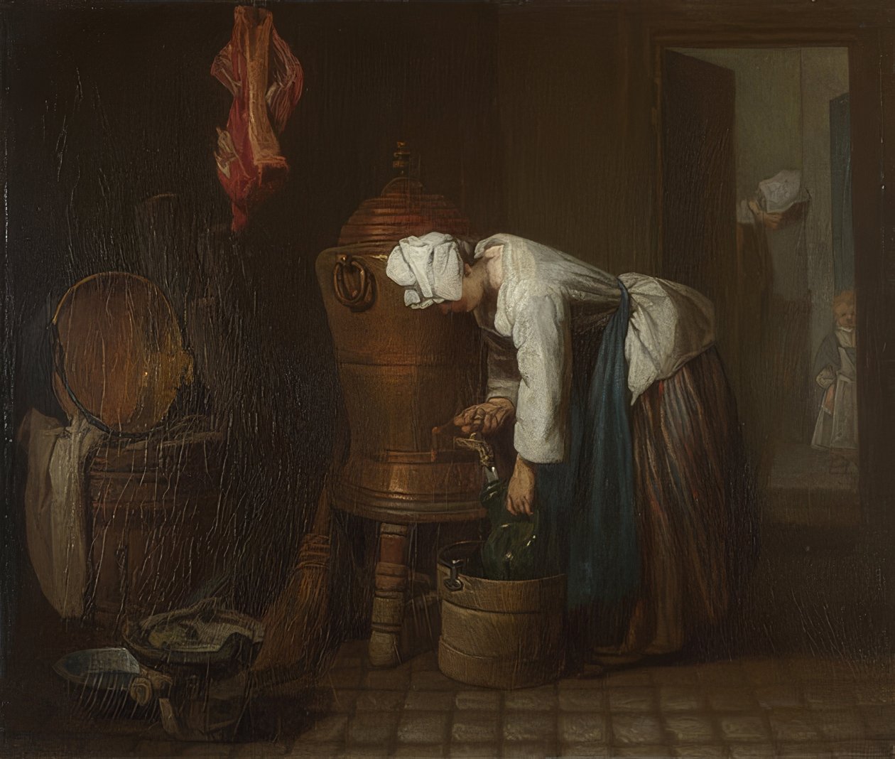 La Fontaine (vanntank). 1733 eller senere av Jean Baptiste Simeon Chardin