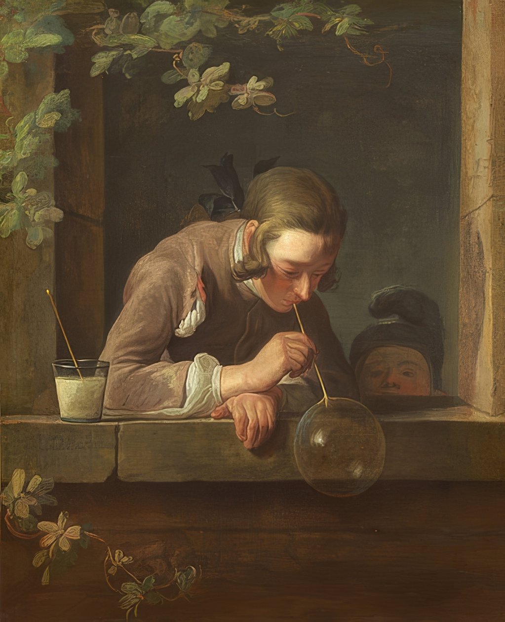 Såpebobler. Rundt 1733/34 av Jean Baptiste Simeon Chardin