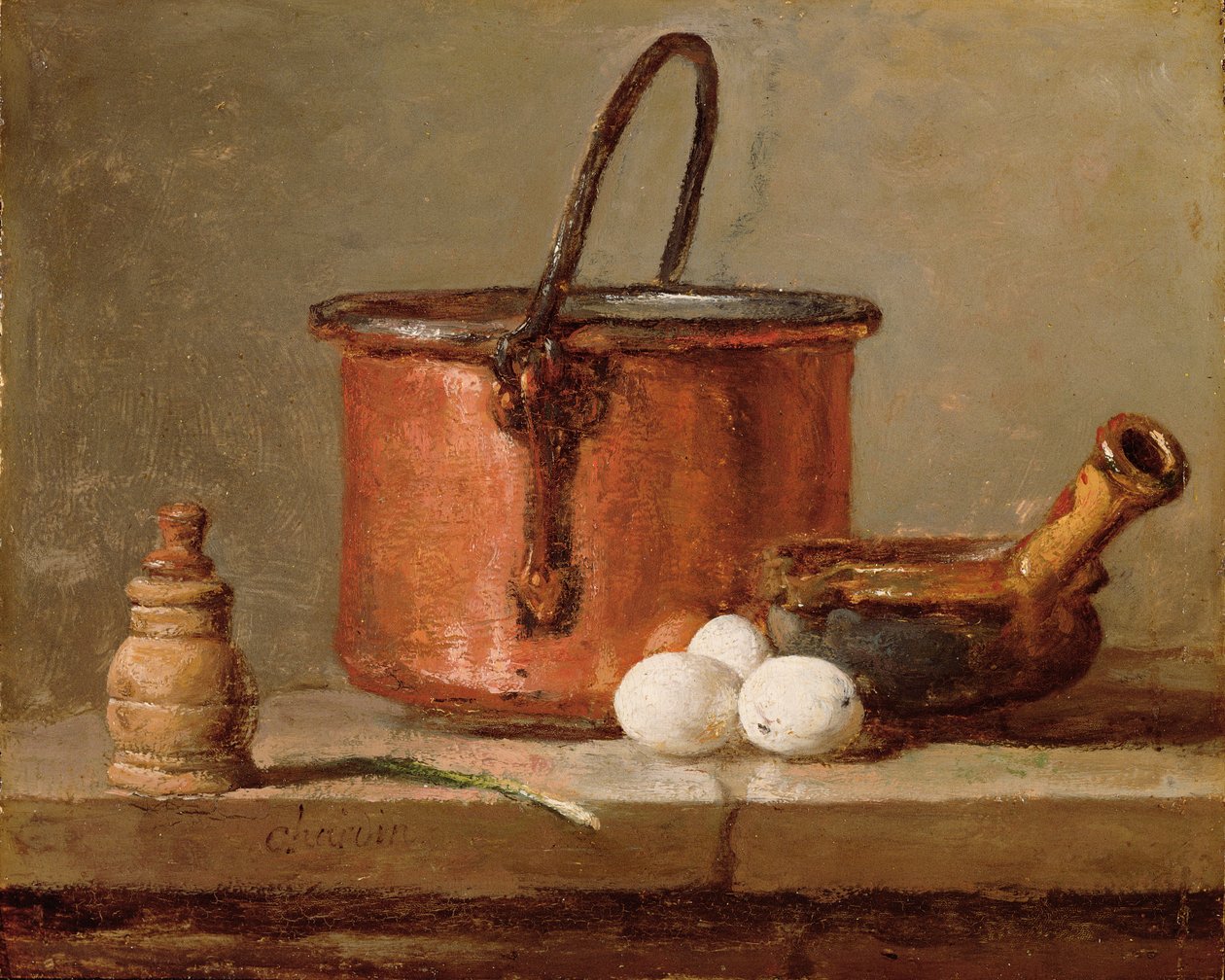 Stilleben, ca. 1732 av Jean Baptiste Simeon Chardin