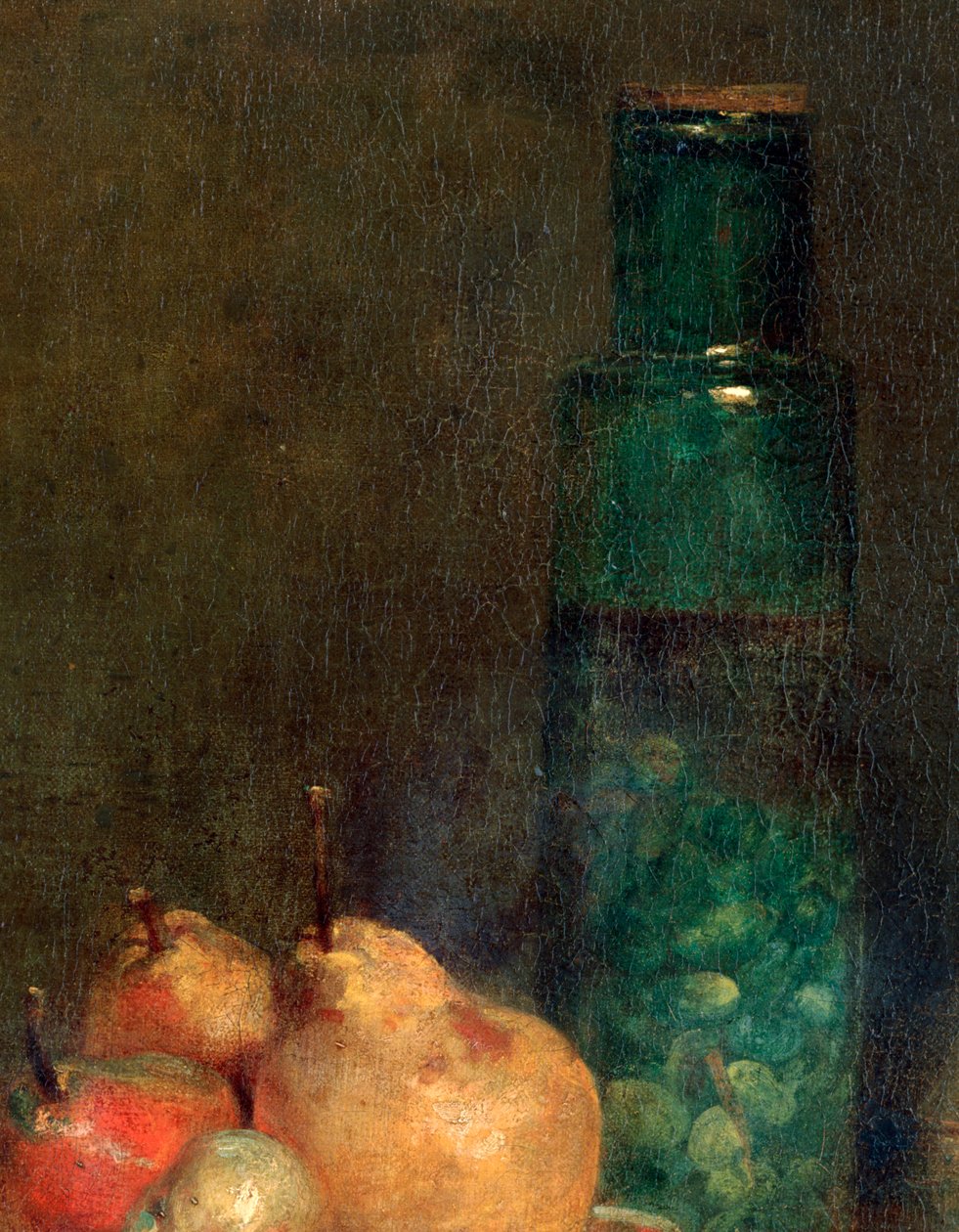 The Jar of Olives, detalj, 1760 av Jean Baptiste Simeon Chardin