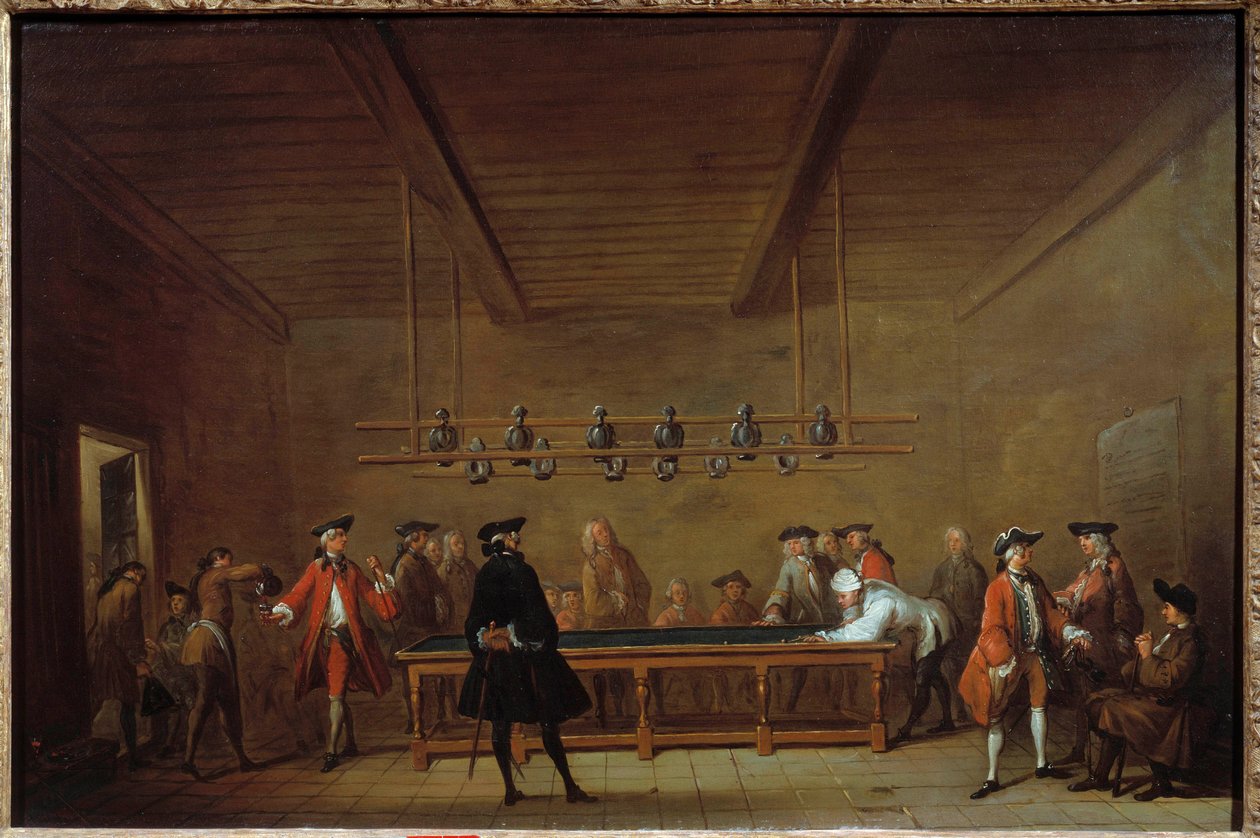 Pool Party-maleriet av Jean Baptiste Simeon Chardin (1699-1779) 1725 Søn. 0,55x0,83 m Paris, Musee Carnavalet av Jean Baptiste Simeon Chardin