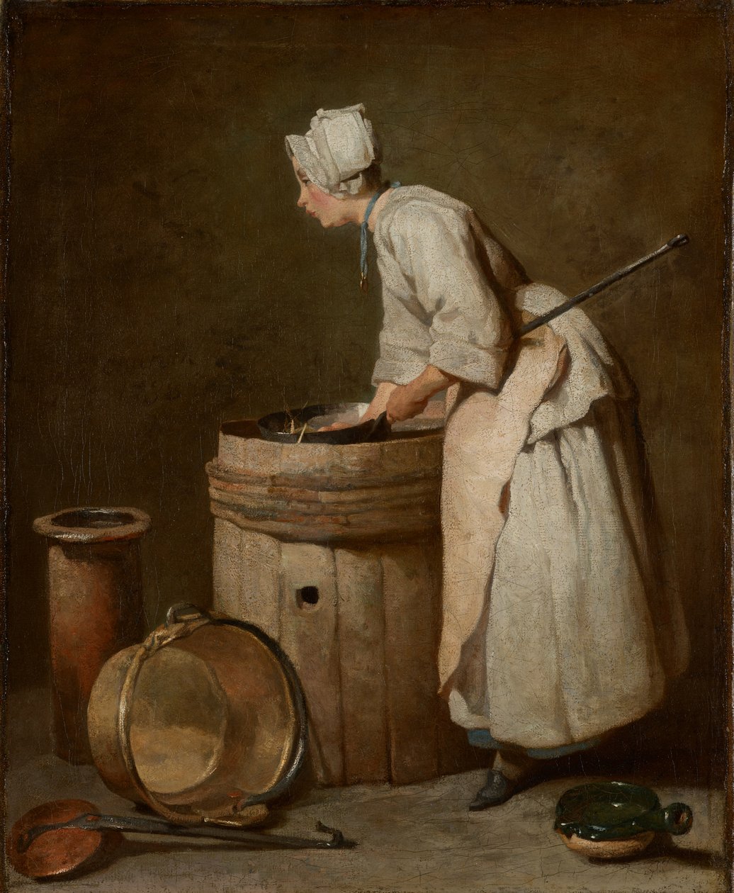 The Scullery Maid, 1738 av Jean Baptiste Simeon Chardin