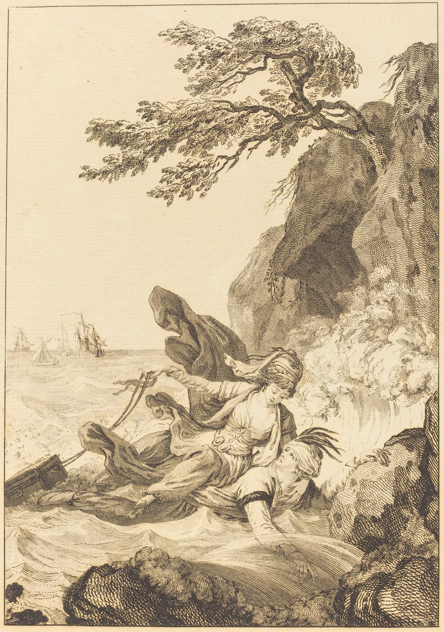 Forloveden til Kongen av Garbe: Kassetten av Jean Baptiste Tilliard after Charles Monnet