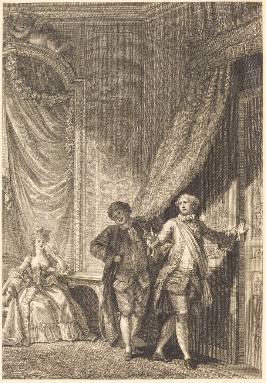 Det storslåtte av Jean Baptiste Tilliard after Jean Honoré Fragonard