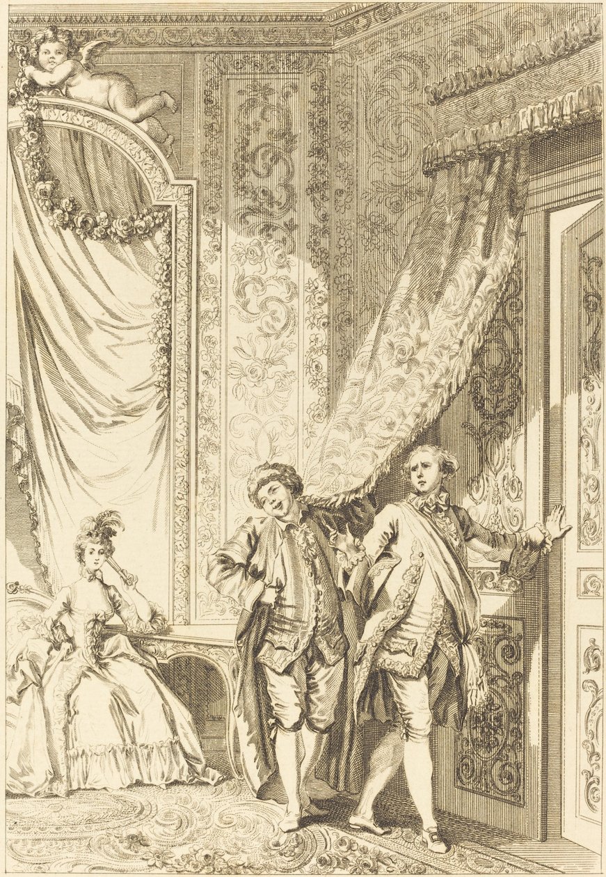 Det storslåtte av Jean Baptiste Tilliard after Jean Honoré Fragonard