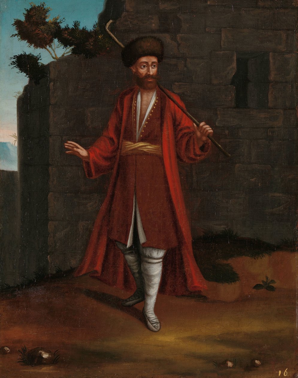 Mann fra den bulgarske kysten av Jean Baptiste Vanmour (workshop of)