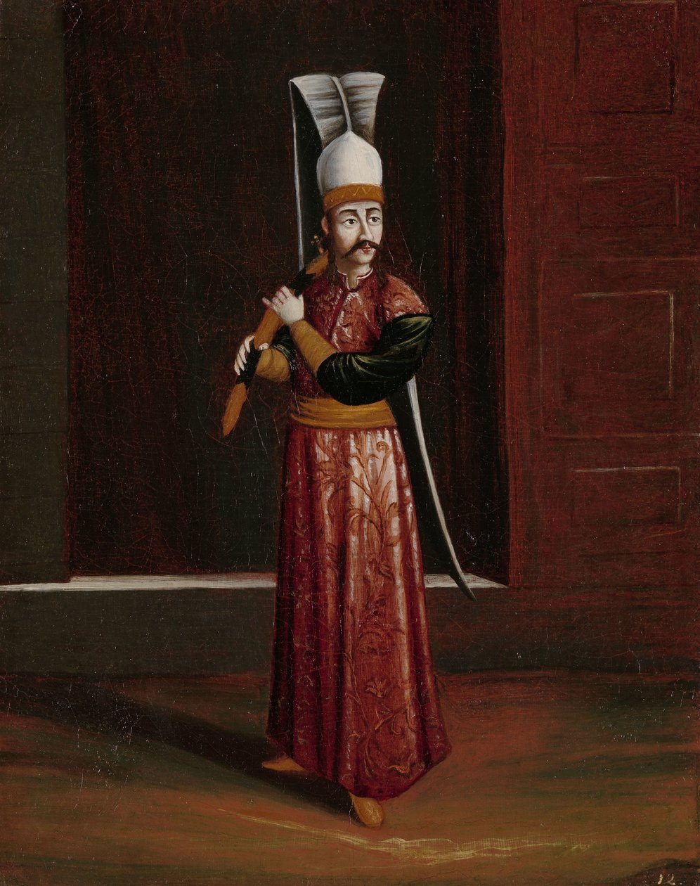 Seliktar Agassi, Equerry to the Sultan (Supreme Weapon-Bearer) av Jean Baptiste Vanmour (workshop of)