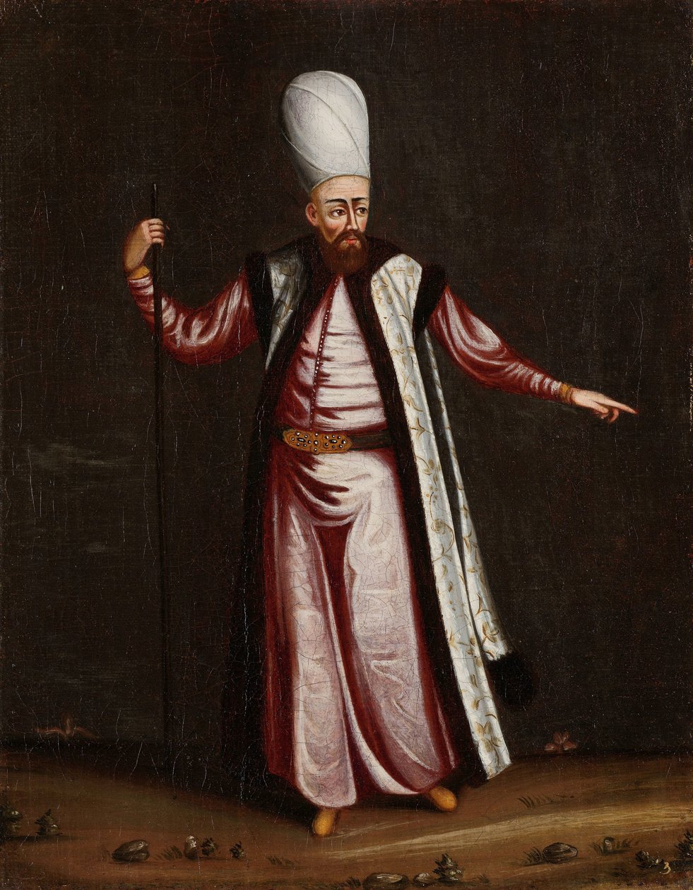 Capoudgi Bachi, stormester i Seraglio av Jean Baptiste Vanmour (workshop of)